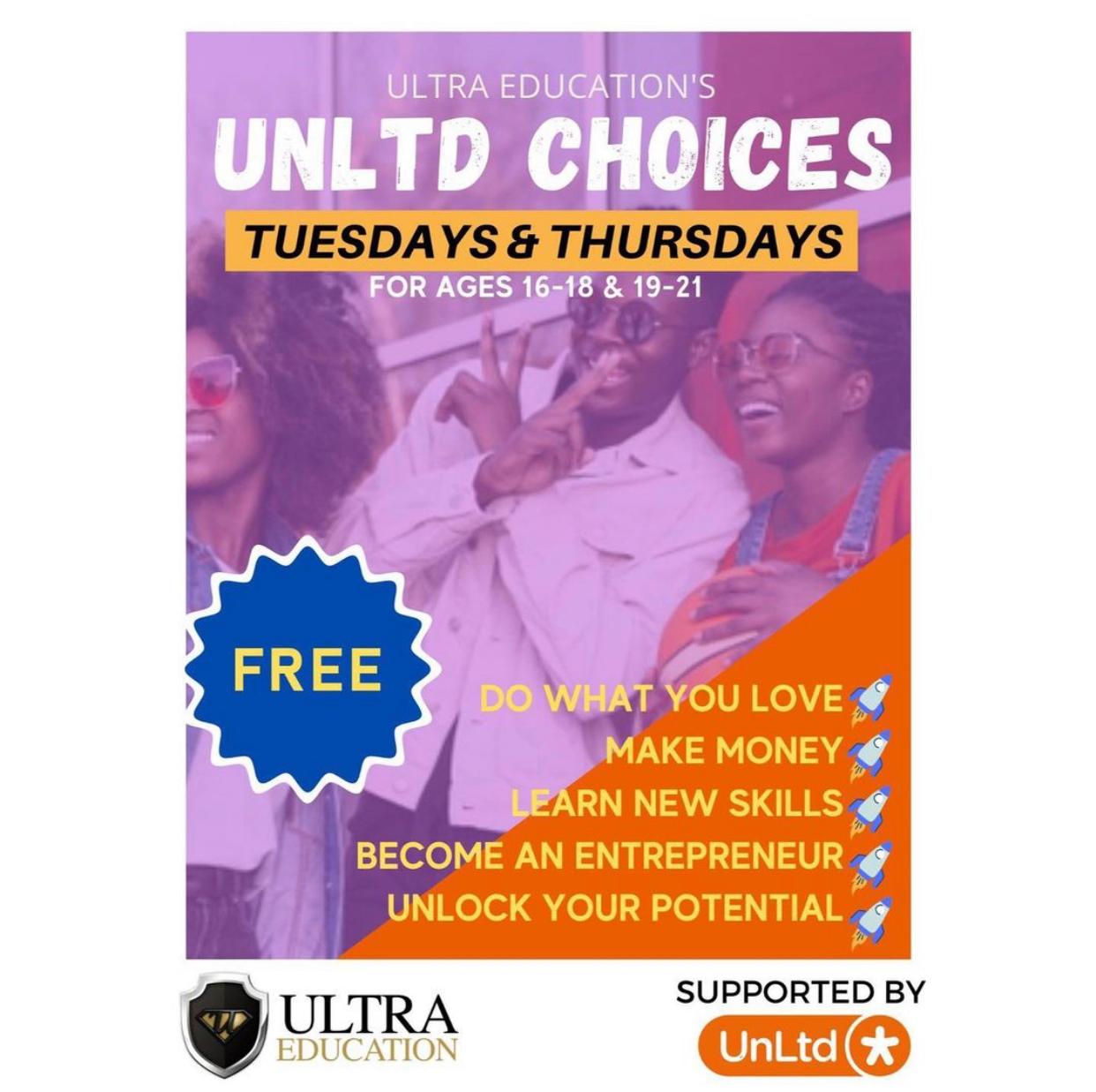 Read more about the article Unlimited Choices Project (16+ Years Old)