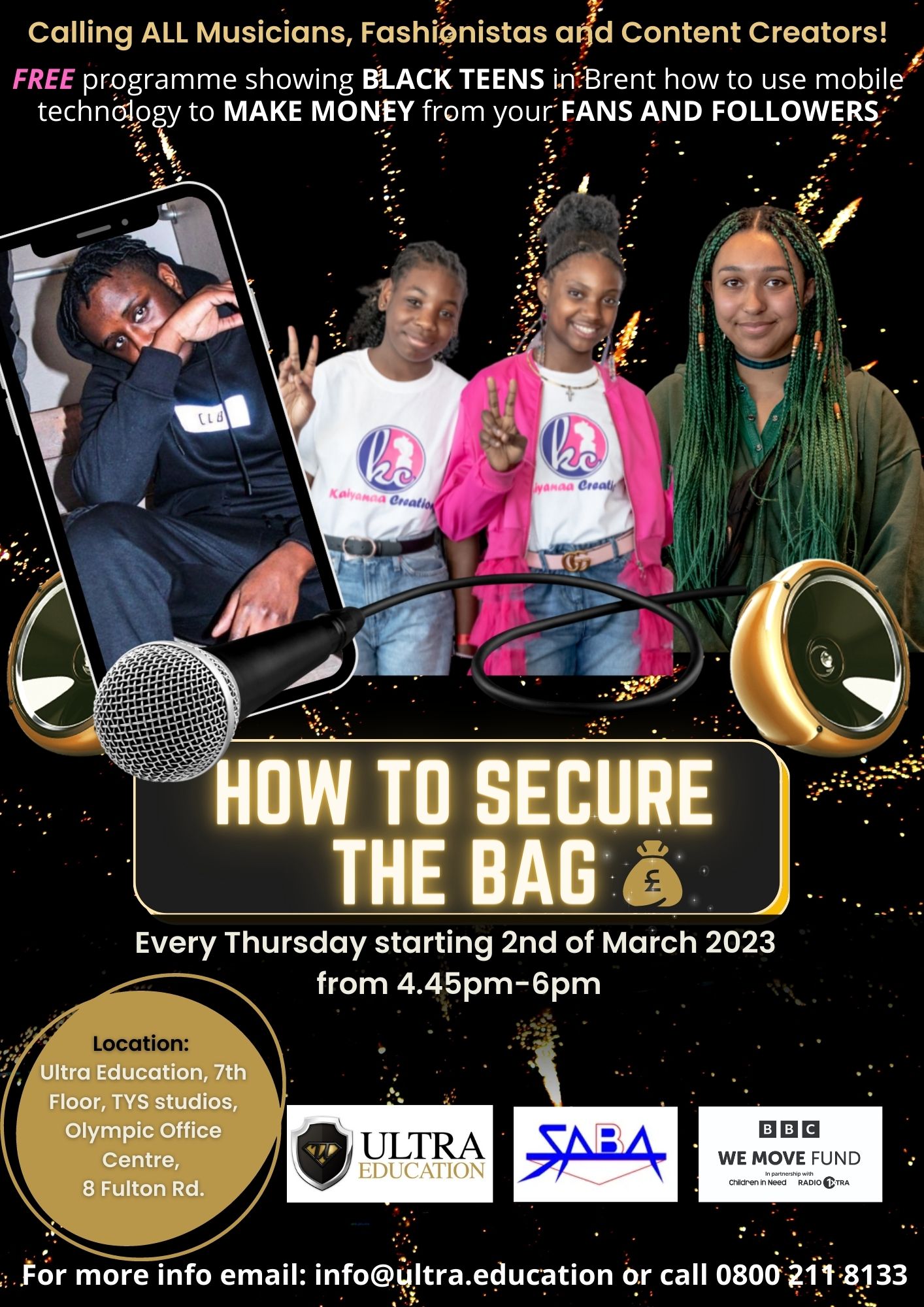 Read more about the article Ultra is helping black teens in Brent to ‘secure the bag!’