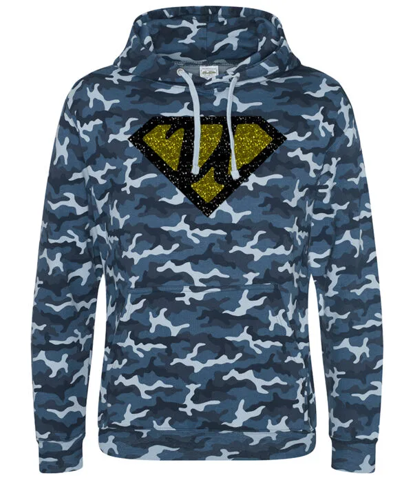 Long Sleeve Hoodies Youths Pls Ultra Logo Camo Collection in 100% Cotton (XS-XL) - Image 3